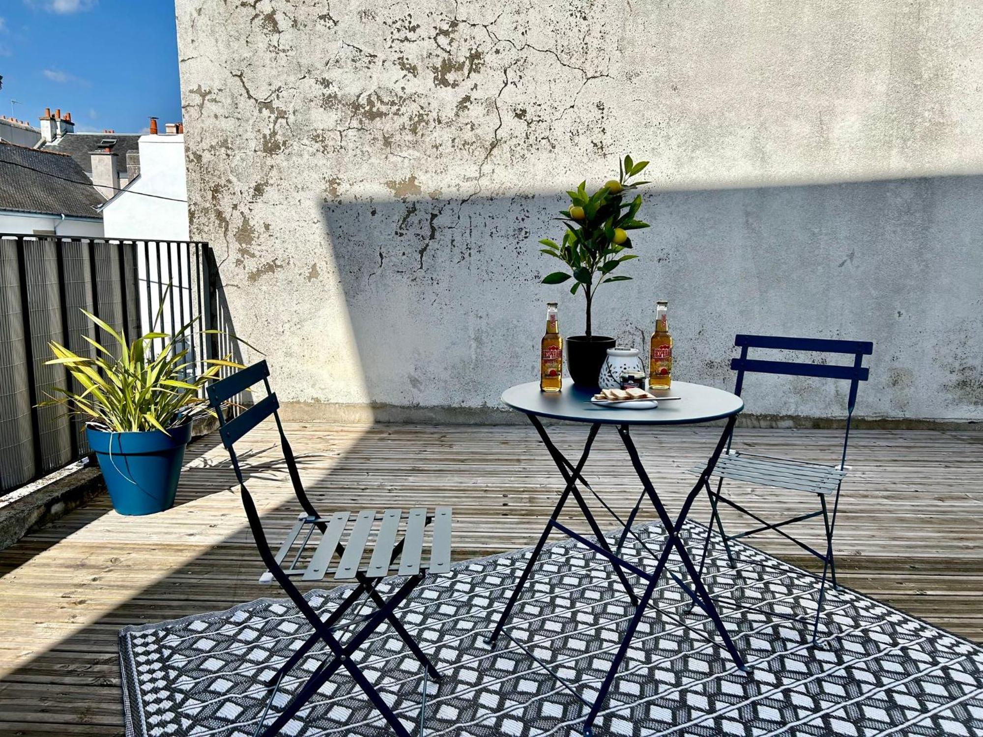 O Studio Terrasse - Centre Ville De Lorient - Gare 外观 照片