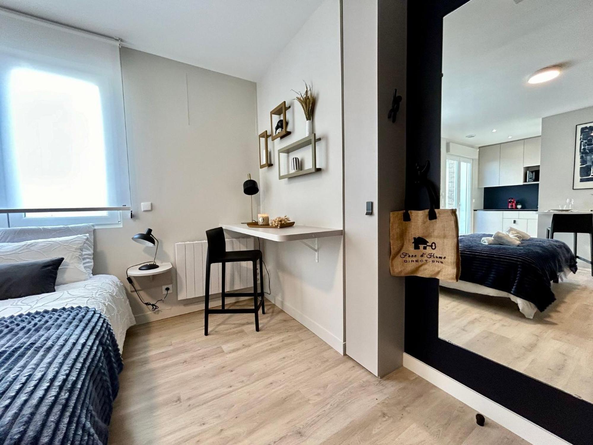 O Studio Terrasse - Centre Ville De Lorient - Gare 外观 照片